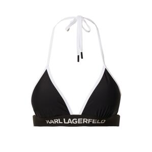 Karl Lagerfeld Bikini felső  fekete / fehér