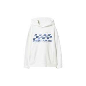 MANGO KIDS Tréning póló 'racing'  kék / fehér melír