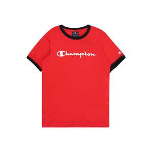 Champion Authentic Athletic Apparel Póló 'Ringer'  piros / fekete / fehér