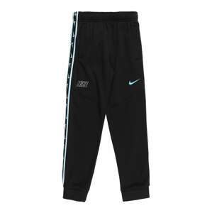 Nike Sportswear Nadrág  világoskék / fekete