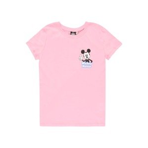 KIDS ONLY Póló 'MICKEY'  világoskék / világos-rózsaszín / fekete / fehér