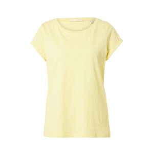 ESPRIT Póló  világos sárga / fehér