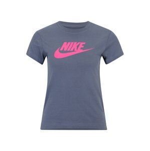 Nike Sportswear Póló 'Futura'  galambkék / neon-rózsaszín