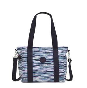 KIPLING Shopper táska 'Asseni'  kék / világoskék / orchidea / fekete
