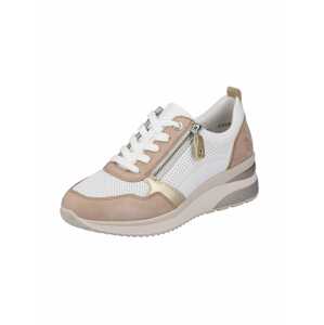 REMONTE Rövid szárú sportcipők  arany / fáradt rózsaszín / fehér