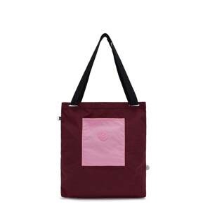 KIPLING Shopper táska 'ANNAS'  rózsaszín / bordó / fekete