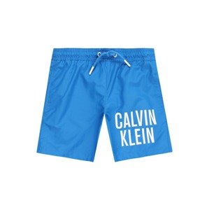 Calvin Klein Swimwear Rövid fürdőnadrágok  kék / fehér