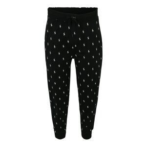 Polo Ralph Lauren Pizsama nadrágok  fekete / fehér