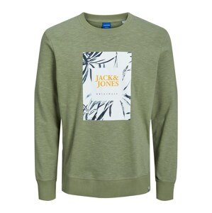 Jack & Jones Junior Tréning póló 'Crayon'  éjkék / olíva / narancs / fehér