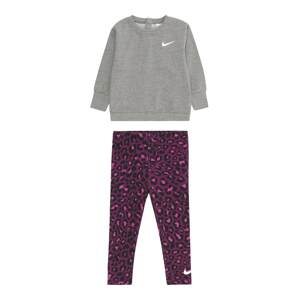 Nike Sportswear Jogging ruhák  szürke melír / bogyó / rózsaszín / fekete