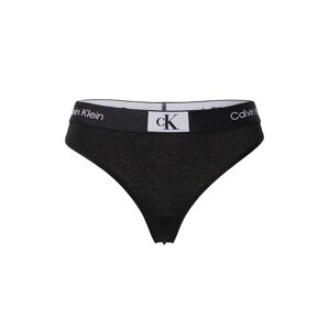 Calvin Klein Underwear String bugyik  világosszürke / fekete