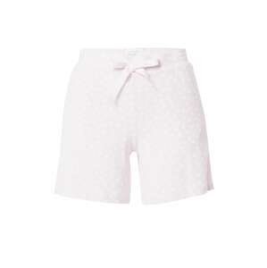 SCHIESSER Pizsama nadrágok  rózsaszín / fehér