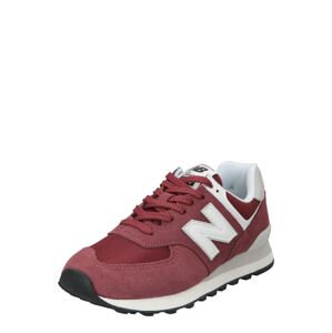 new balance Rövid szárú sportcipők '574'  világosszürke / burgundi vörös / fehér