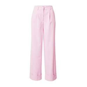 NA-KD Élére vasalt nadrágok  rózsaszín