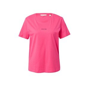 ESPRIT Póló  rózsaszín / fekete