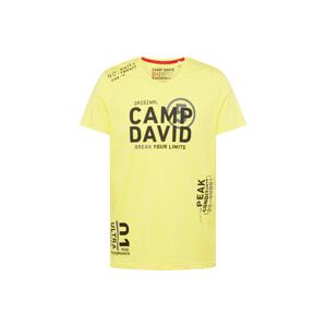 CAMP DAVID Póló  sárga / fekete