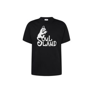 Soulland Póló 'Spring Devil'  fekete / fehér