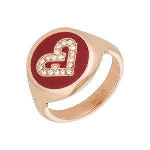 FURLA Gyűrűk  rózsaszín arany / rubinvörös / átlátszó