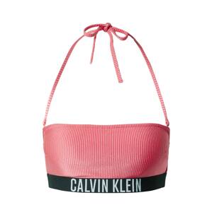 Calvin Klein Swimwear Bikini felső 'Intense Power'  rózsaszín / fekete / fehér