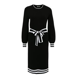 Wallis Petite Kötött ruhák  fekete / fehér