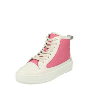 GERRY WEBER Magas szárú sportcipők 'Emilia'  világos-rózsaszín / ezüst / természetes fehér