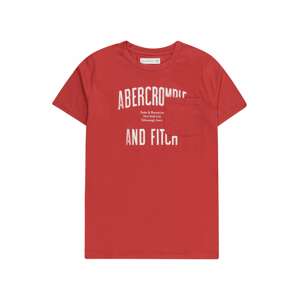 Abercrombie & Fitch Póló  piros / fehér
