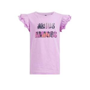 WE Fashion Póló  tengerészkék / korál / rózsaszín