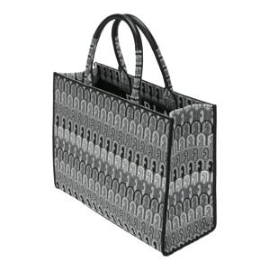 FURLA Shopper táska 'Opportunity'  szürke / világosszürke / fekete