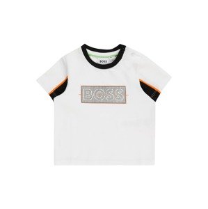 BOSS Kidswear Póló  narancs / fekete / fehér