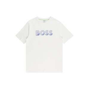 BOSS Kidswear Póló  indigó / sötétlila / fehér