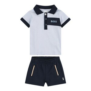 BOSS Kidswear Jogging ruhák  tengerészkék / fehér