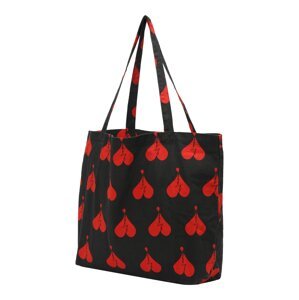 AllSaints Shopper táska 'SPLIT HEART'  piros / fekete