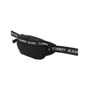 Tommy Jeans Övtáska  fekete / fehér