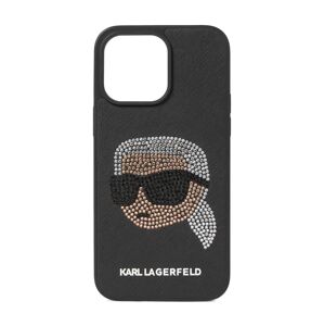 Karl Lagerfeld Okostelefon-tok 'iPhone 14 Pro Max'  réz / fekete / ezüst