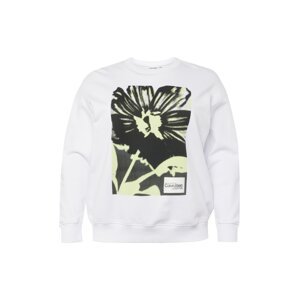Calvin Klein Curve Tréning póló  világoszöld / fekete / fehér