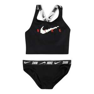 Nike Swim Sport fürdőruhadivat  piros / fekete / fehér