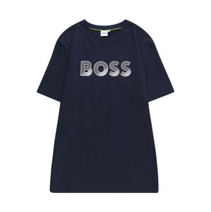 BOSS Kidswear Póló  tengerészkék / fehér