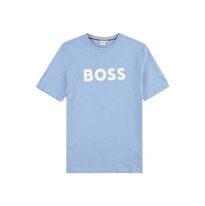 BOSS Kidswear Póló  világoskék / fehér