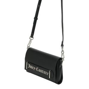 Juicy Couture Válltáska 'Jasmine'  fekete / ezüst