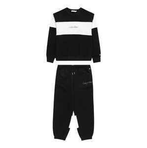 Calvin Klein Jeans Jogging ruhák  fekete / fehér