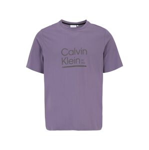 Calvin Klein Big & Tall Póló  lila / fekete