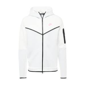 Nike Sportswear Tréning dzseki  rózsaszín / fekete / természetes fehér