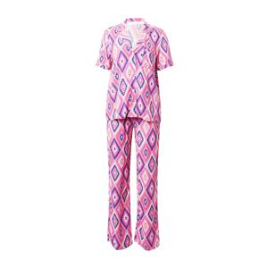Women' Secret Pizsama  kék / rózsaszín / rózsaszín / fehér