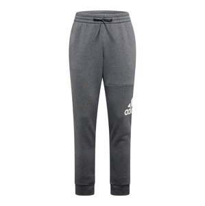 ADIDAS SPORTSWEAR Sportnadrágok 'Essentials Fleece Tapered Cuff Big Logo'  szürke