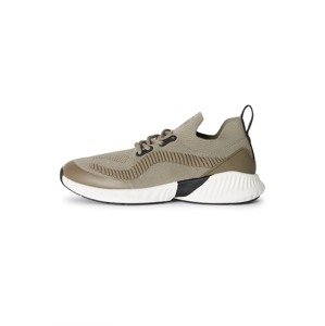 Boggi Milano Rövid szárú sportcipők 'Willow'  krém / khaki / fekete