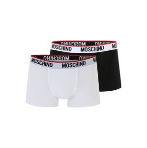 Moschino Underwear Boxeralsók  világosszürke / piros / fekete / piszkosfehér