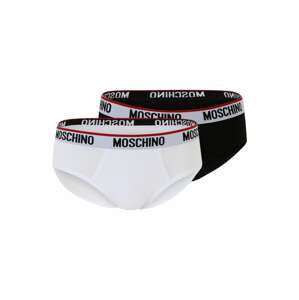 Moschino Underwear Boxeralsók  szürke / burgundi vörös / fekete / fehér