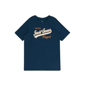 Jack & Jones Junior Póló  tengerészkék / narancs / természetes fehér