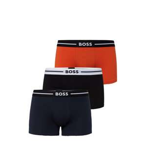 BOSS Black Boxeralsók  sötétkék / narancsvörös / fekete / fehér