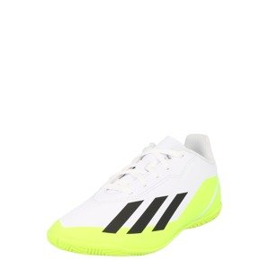 ADIDAS PERFORMANCE Sportcipő 'X Crazyfast.4 Indoor Boots'  neonzöld / fekete / fehér